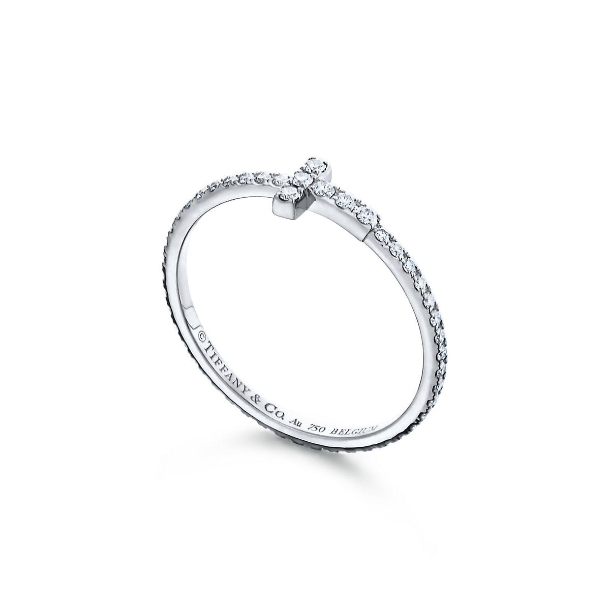 18K Tiffany & Co. Diamond Wire Ring