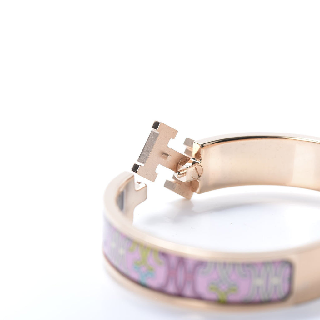 18K Clic Hermès H Lift Pink Bracelet