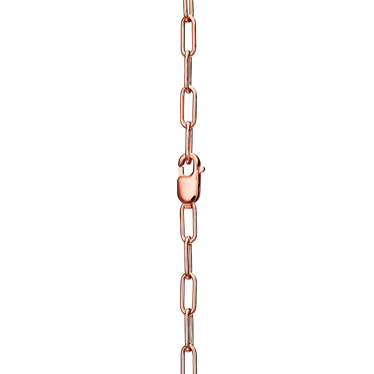 18K Tiffany & Co. Lock Pendant Pave Diamonds Necklace