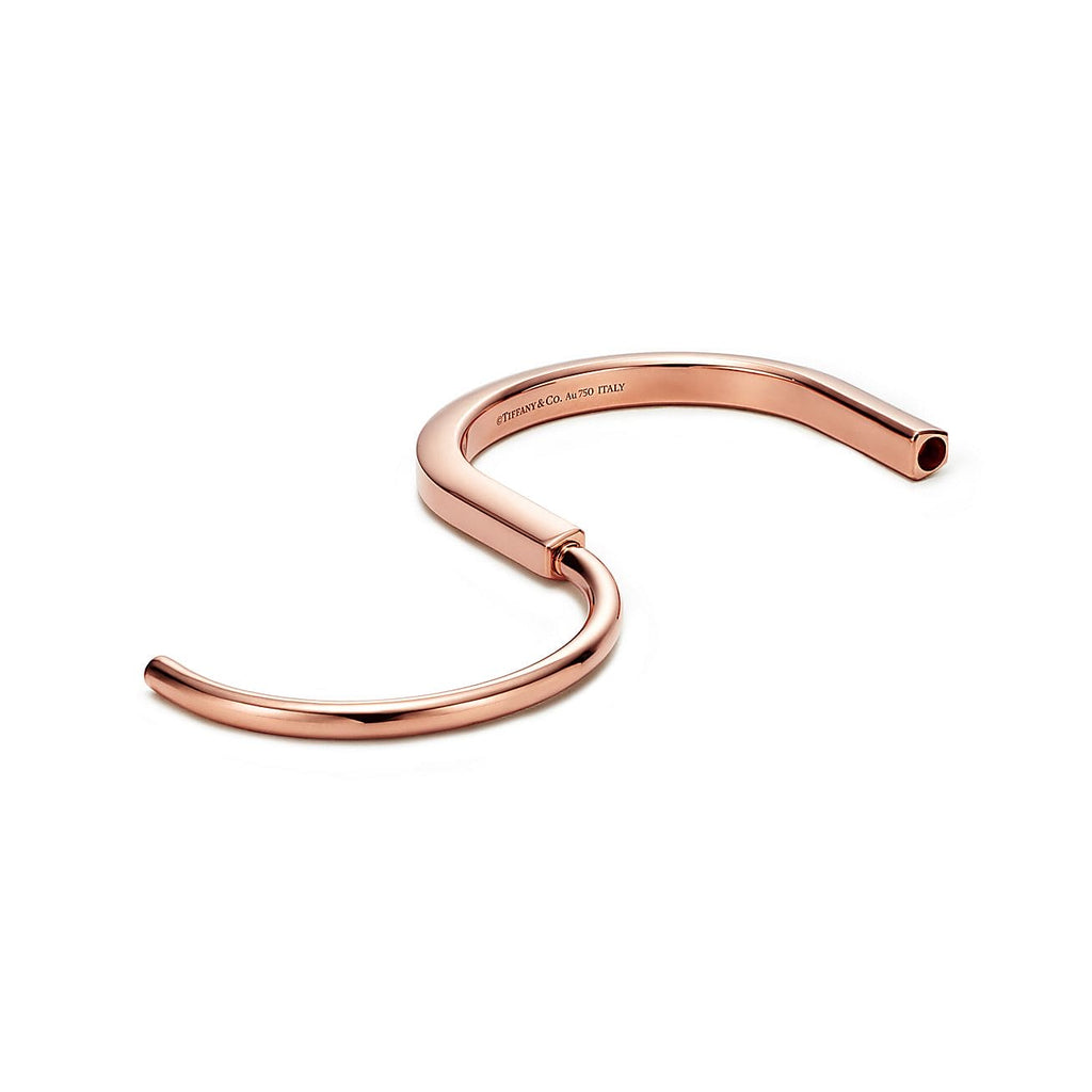 18K Tiffany & Co. Lock Bangle Bracelet