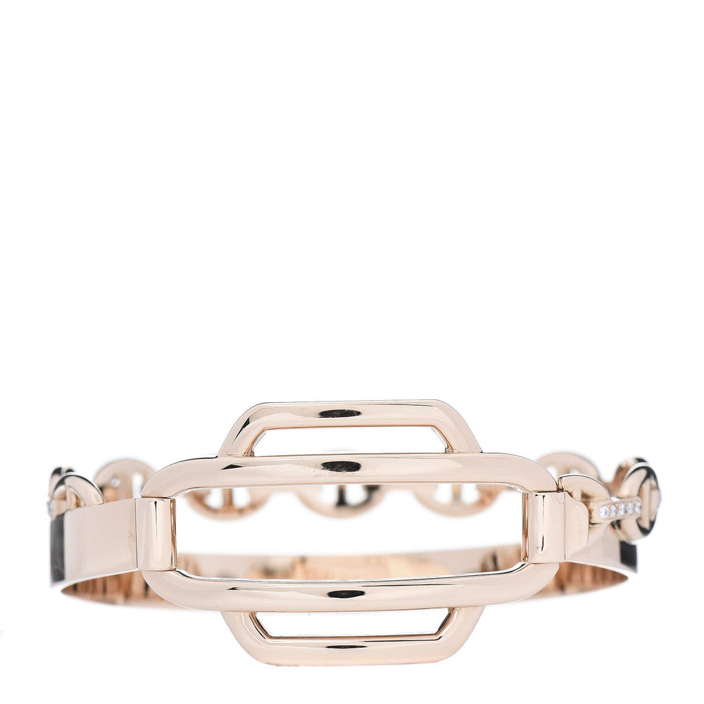 18K Kelly Double Tour Diamond Hermès Bracelet