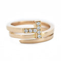18K Tiffany & Co. Diamond Square Ring