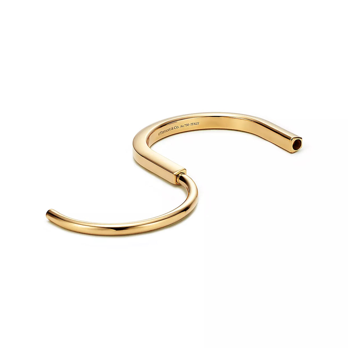 18K Tiffany & Co. Lock Bangle Bracelet