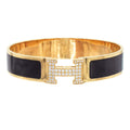 18K Clic Hermès Diamond Bracelet