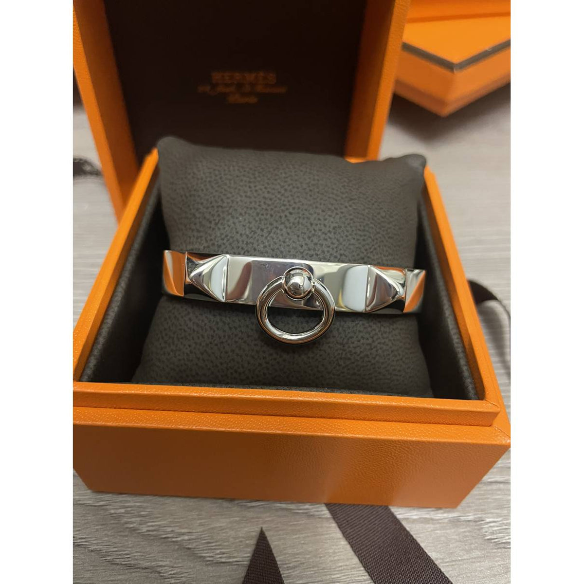 18K Collier De Chien Hermès Bracelet