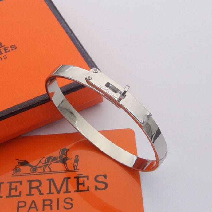 18K White Gold Kelly Hermès Bracelet