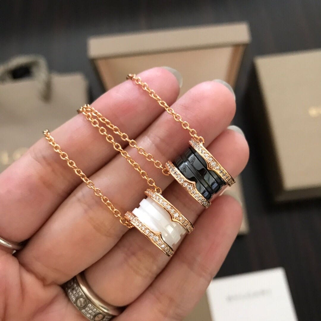 18K BVLGARI B.ZERO1 Edge Diamonds Necklace