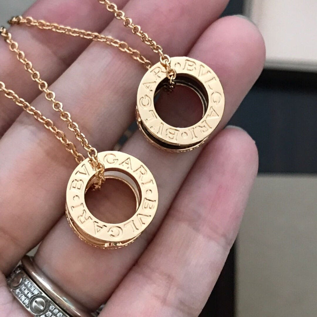 18K BVLGARI B.ZERO1 Edge Diamonds Necklace