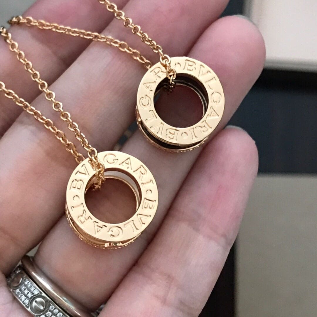 18K BVLGARI B.ZERO1 Edge Diamonds Necklace