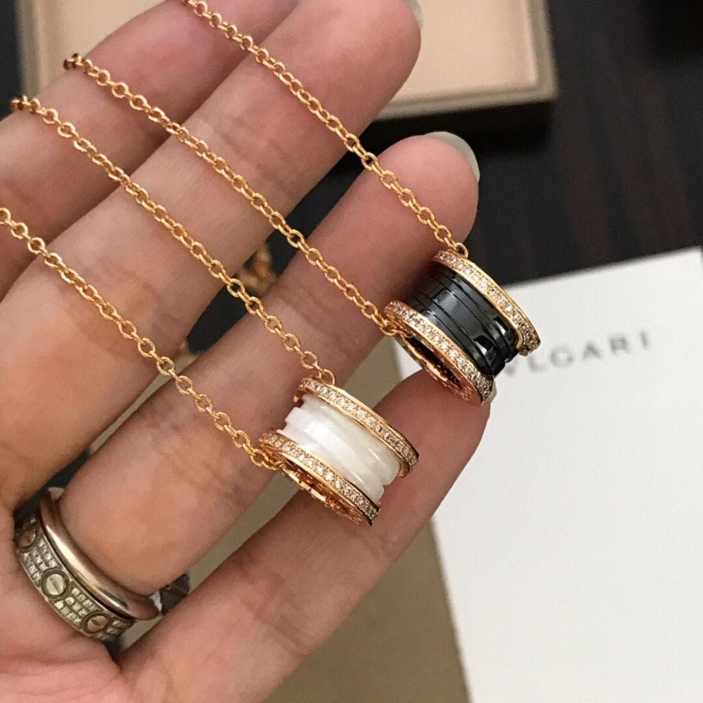 18K BVLGARI B.ZERO1 Edge Diamonds Necklace