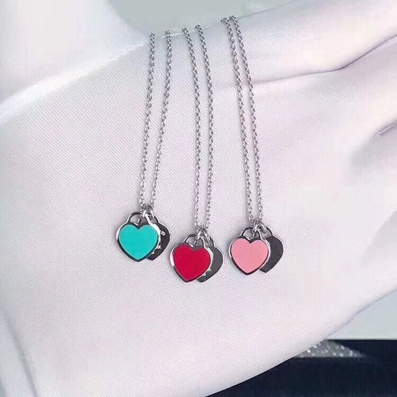 Tiffany & Co. Blue Heart Necklaces