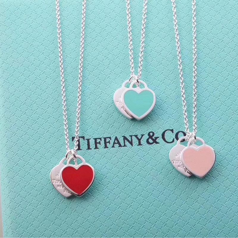 Tiffany & Co. Blue Heart Necklaces
