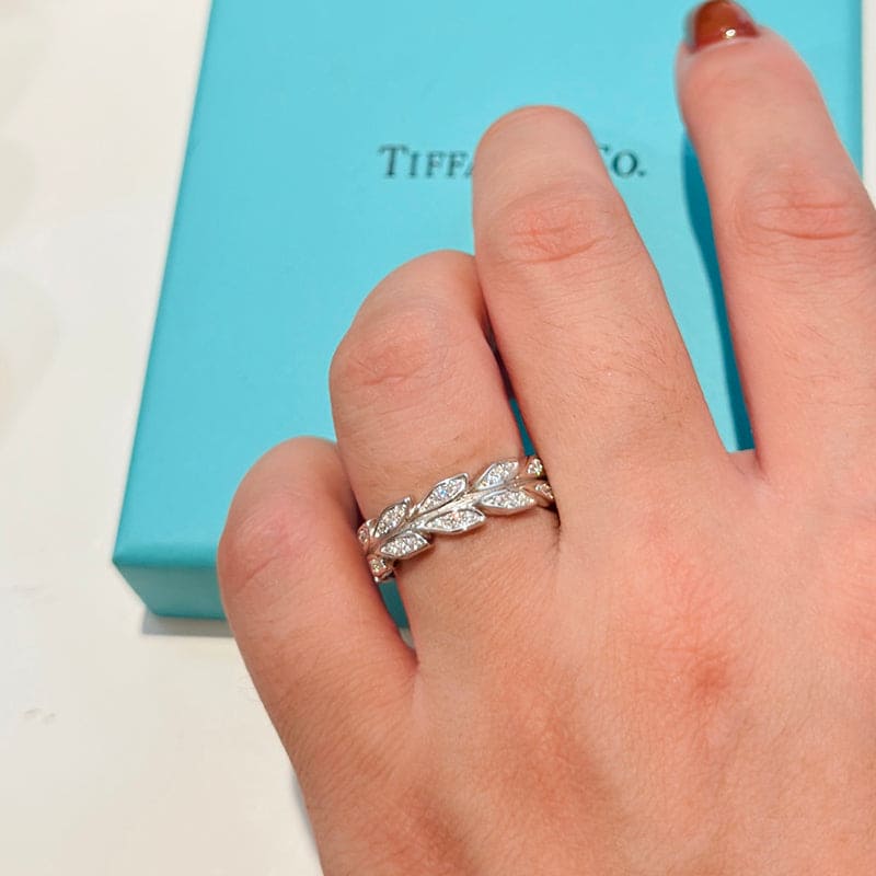 18K White Gold Tiffany & Co. Victoria Vine Ring
