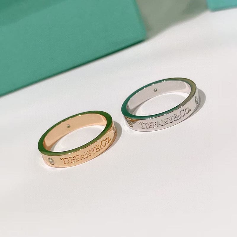 18K White Gold Tiffany & Co. Wedding Ring
