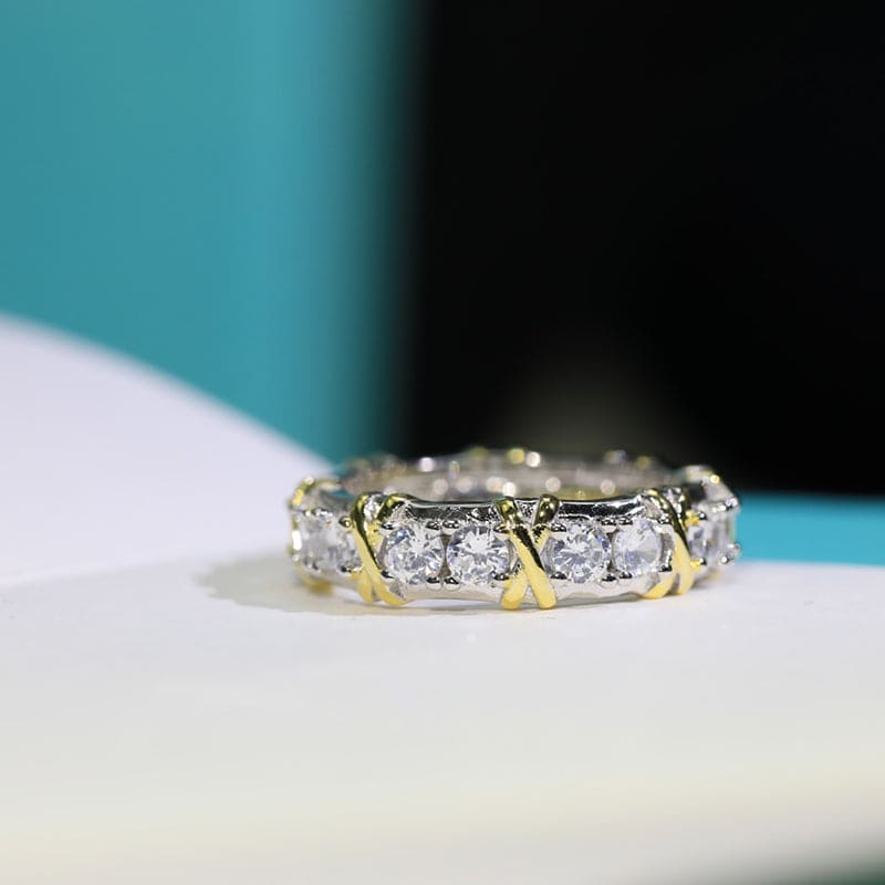 18K Tiffany & Co. Schlumberger Eighteen Stone Ring