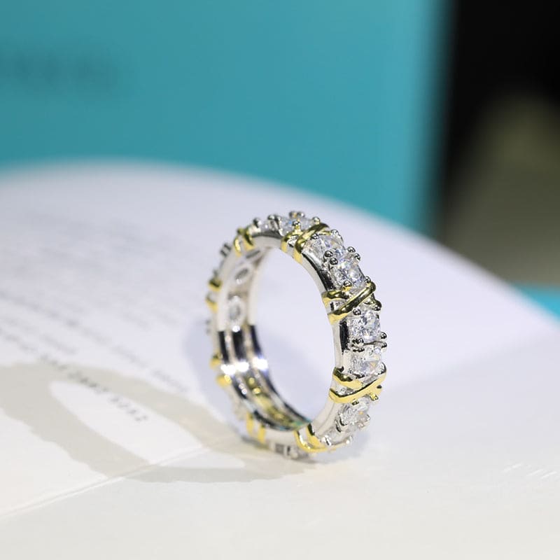 18K Tiffany & Co. Schlumberger Eighteen Stone Ring