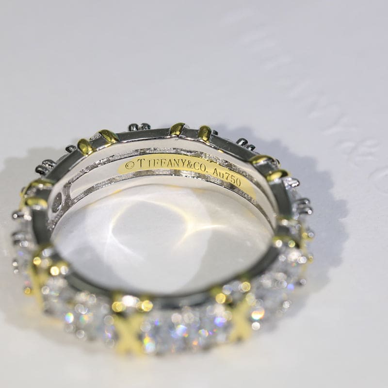 18K Tiffany & Co. Schlumberger Eighteen Stone Ring