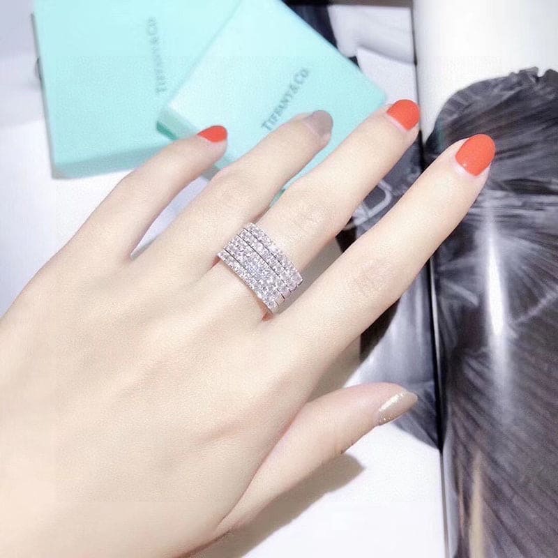 18K Tiffany & Co. Soleste Full Eternity Ring