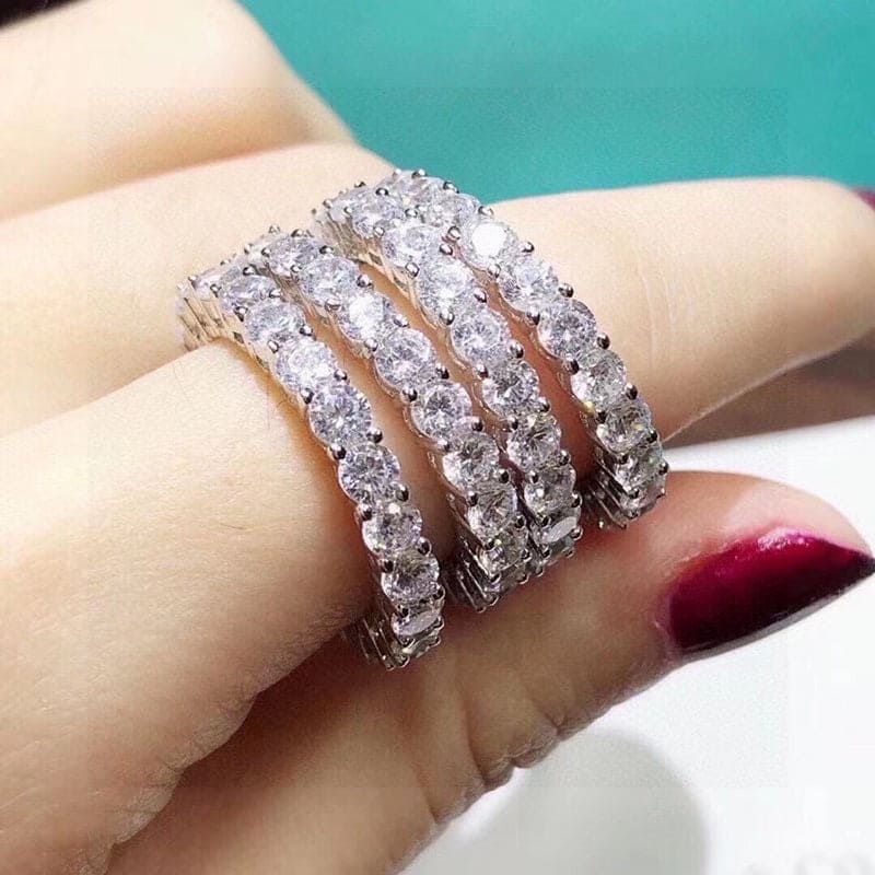 18K Tiffany & Co. Soleste Full Eternity Ring