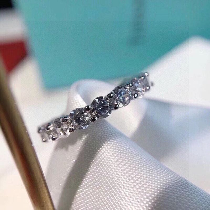 18K Tiffany & Co. Soleste Full Eternity Ring