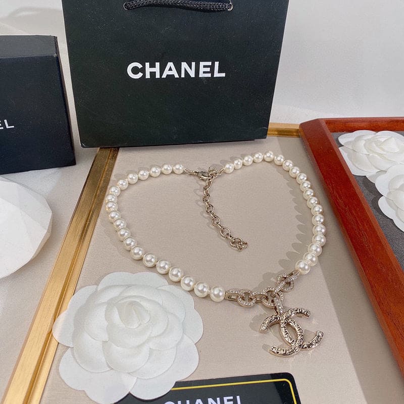 18K Chanel Pearl Necklace