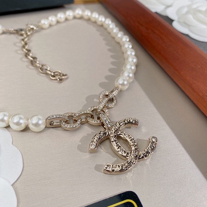 18K Chanel Pearl Necklace