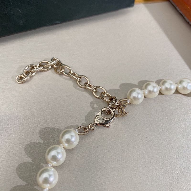 18K Chanel Pearl Necklace