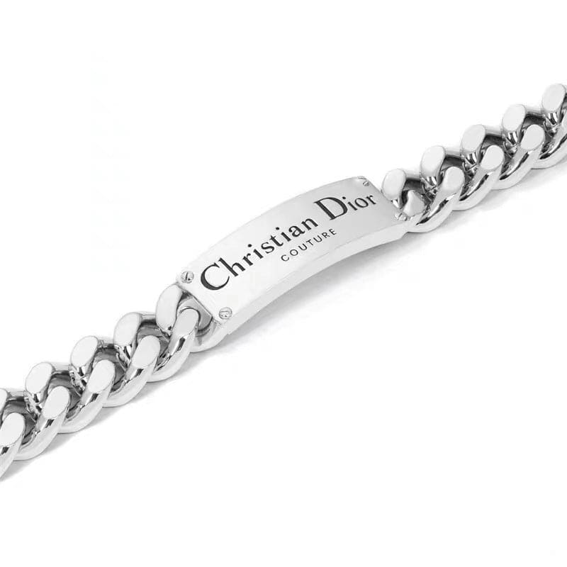 Dior CD Couture Chain Link Bracelet