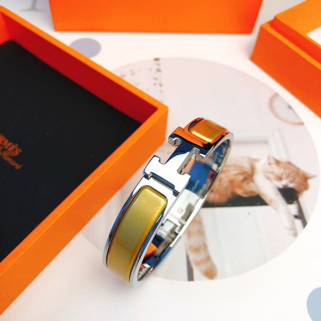 18K Clic Hermès Yellow Bracelet