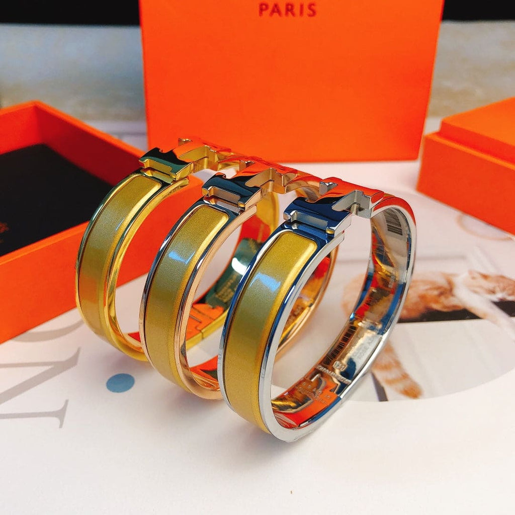 18K Clic Hermès Yellow Bracelet