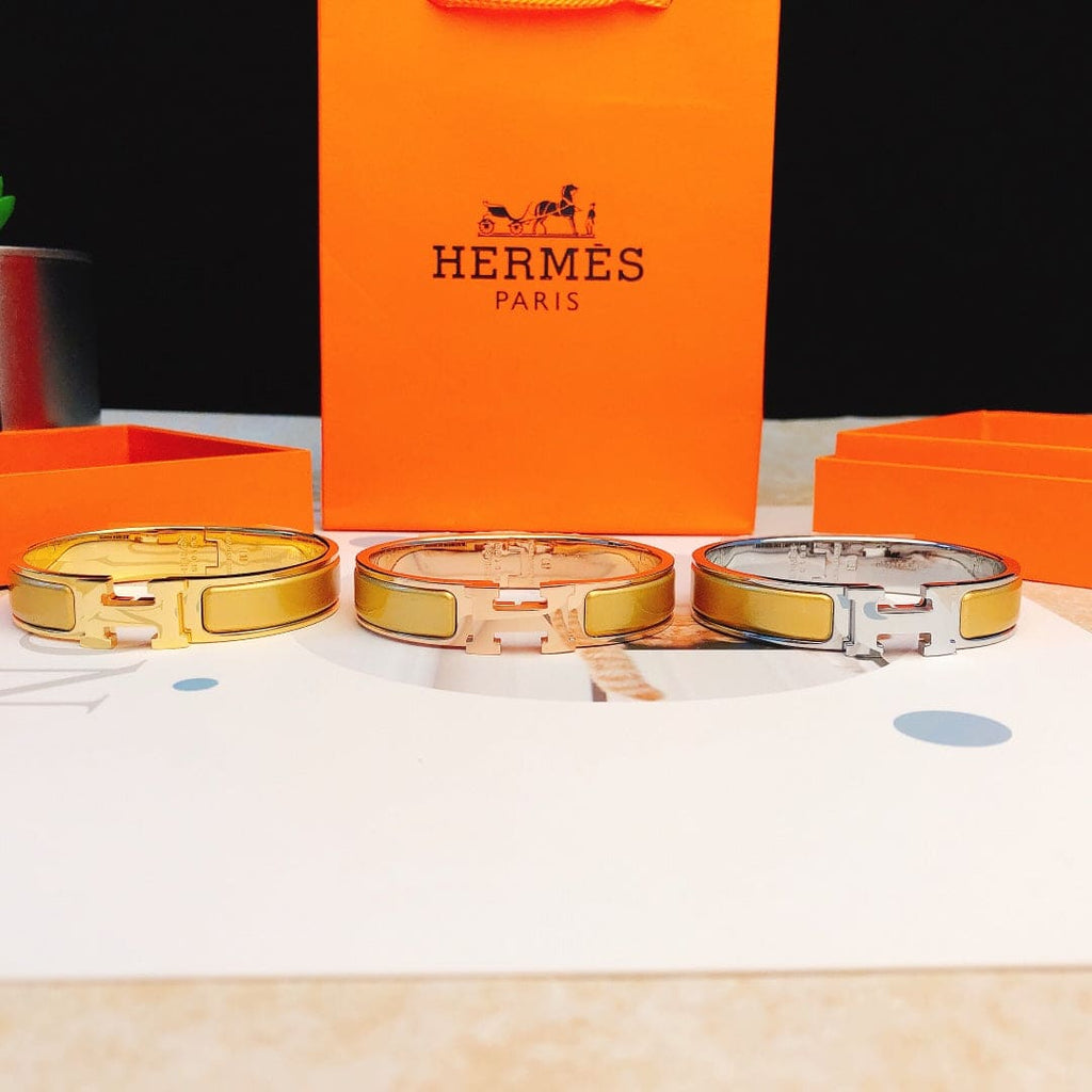 18K Clic Hermès Yellow Bracelet