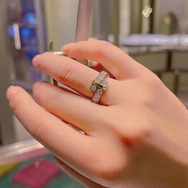 18K Tiffany & Co. Edge Bypass Ring