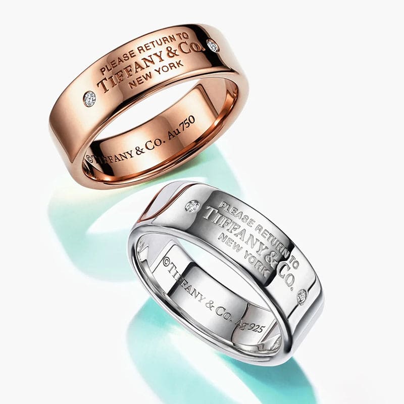 18K Tiffany & Co. Narrow Ring