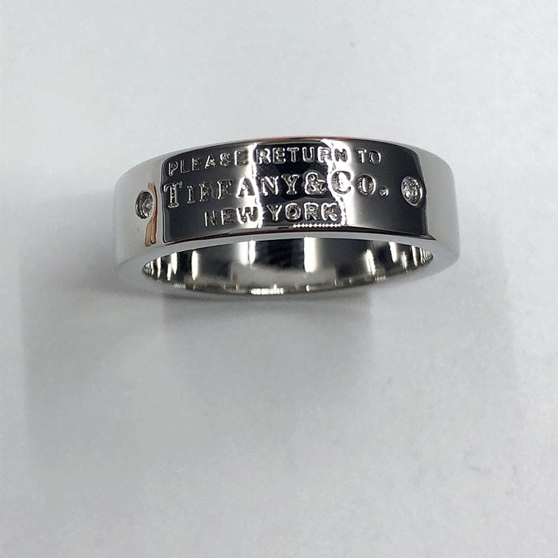18K Tiffany & Co. Narrow Ring