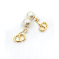 18K Dior Tribales Pearl Earrings