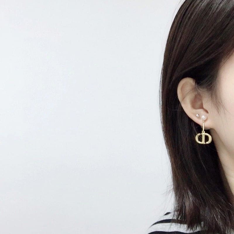 18K Dior Tribales Pearl Earrings