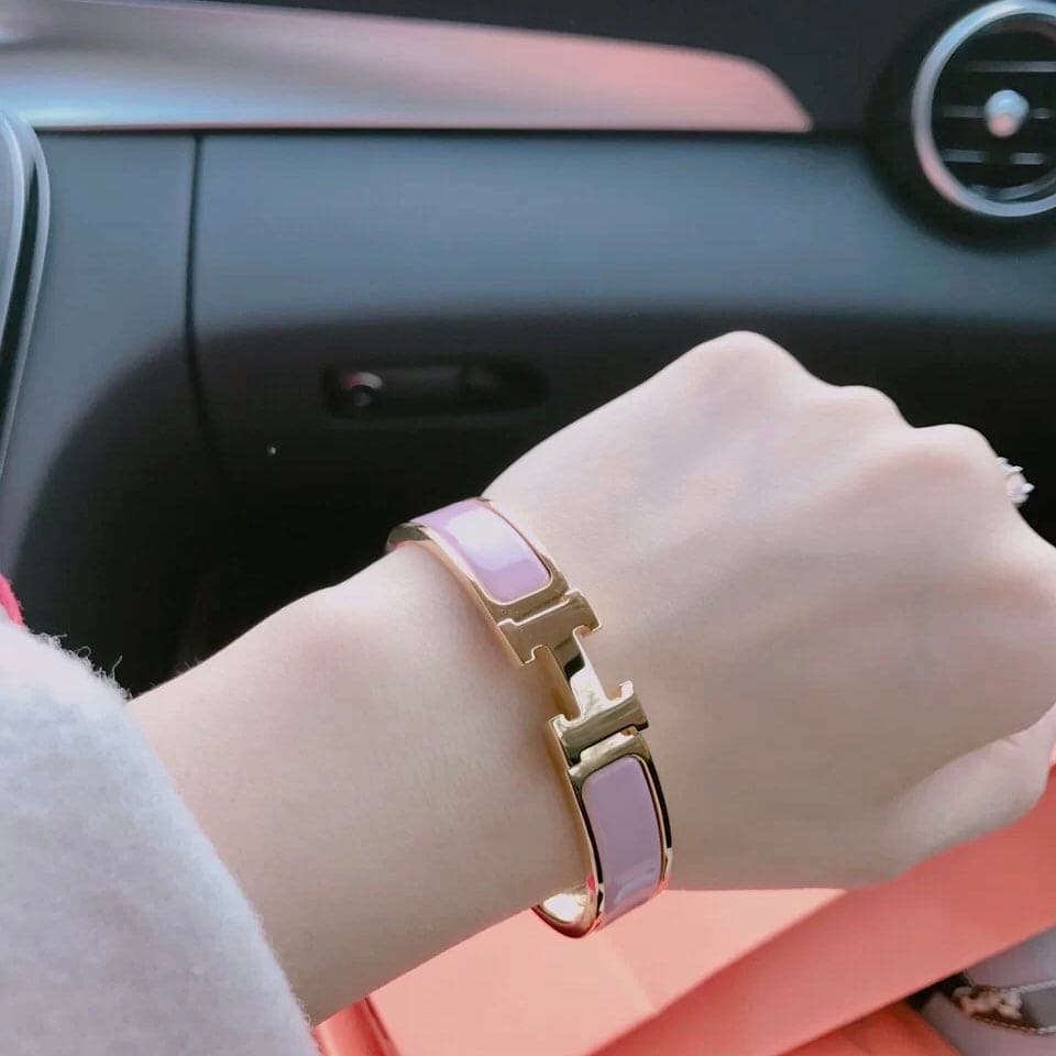 18K Clic Hermès Pink Bracelet