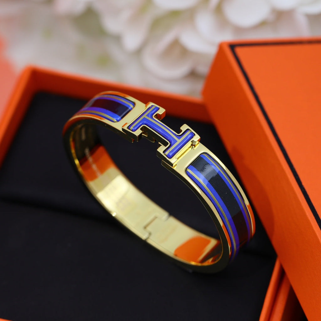 18K Clic Hermès Purple Bracelet