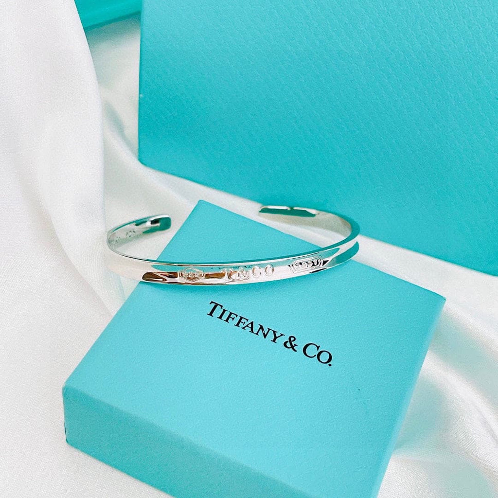 18K Tiffany & Co. 1837 Cuff Bracelet