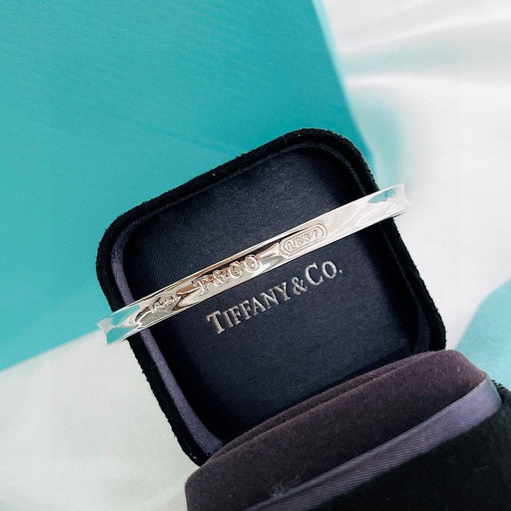 18K Tiffany & Co. 1837 Cuff Bracelet