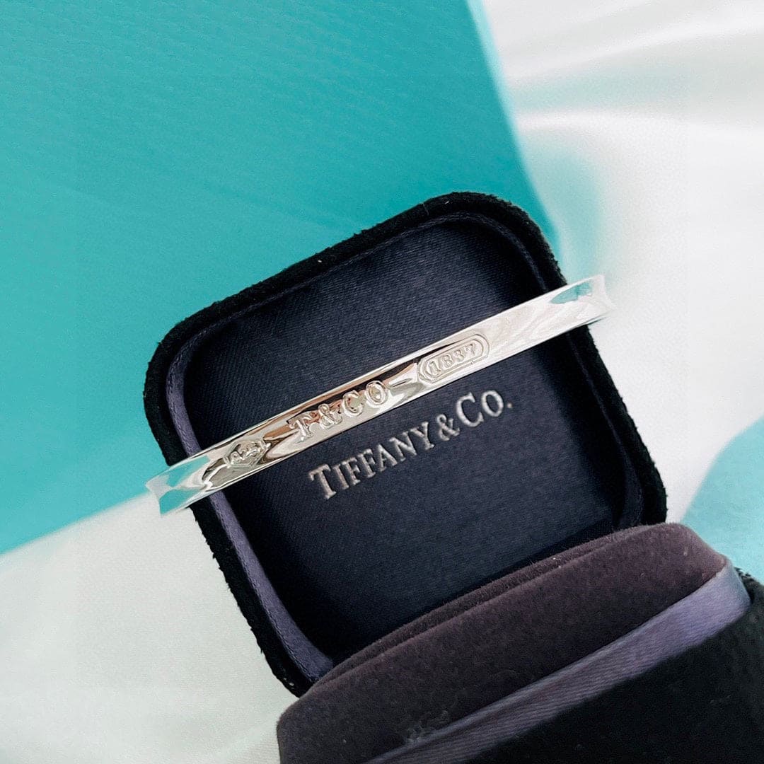18K Tiffany & Co. 1837 Cuff Bracelet