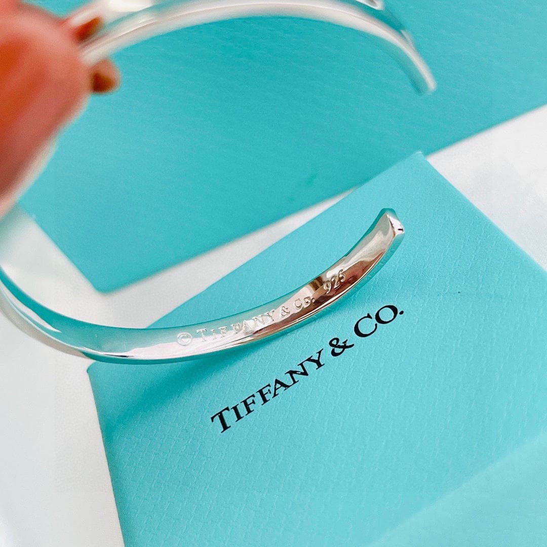 18K Tiffany & Co. 1837 Cuff Bracelet