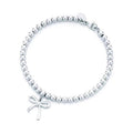 18K Tiffany & Co. Bow Charm Bead Bracelet