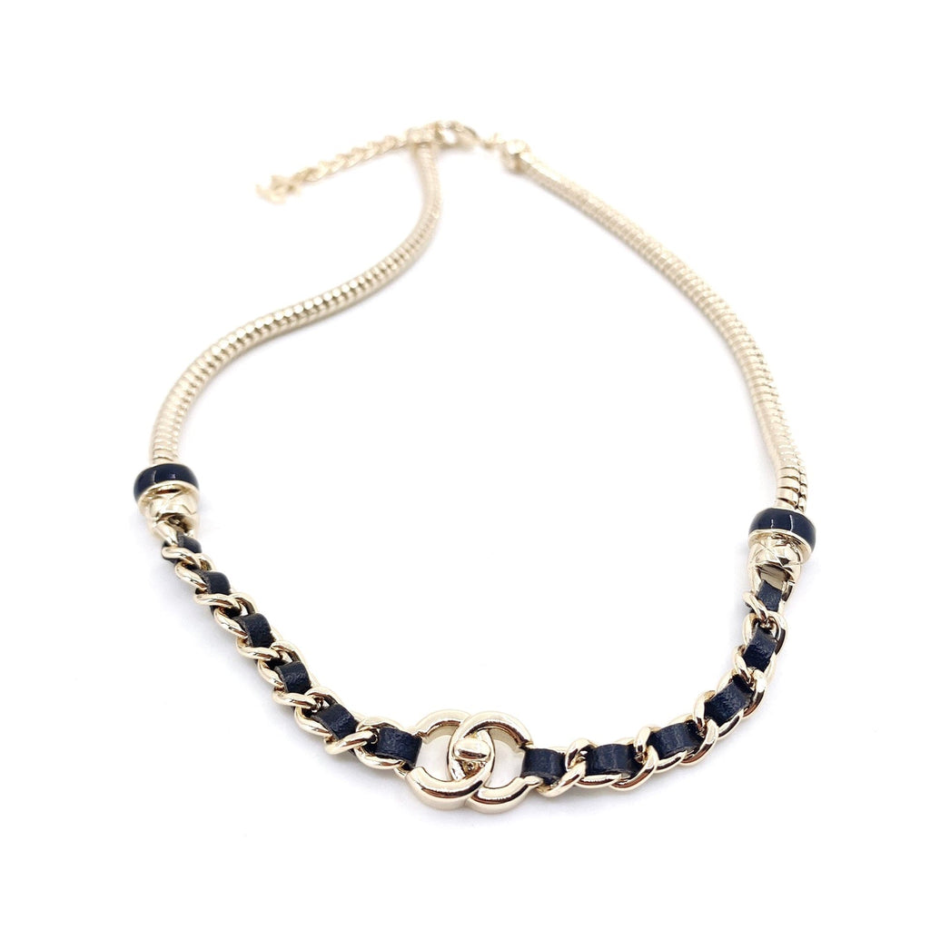 18K Chanel Rhinestone Necklace