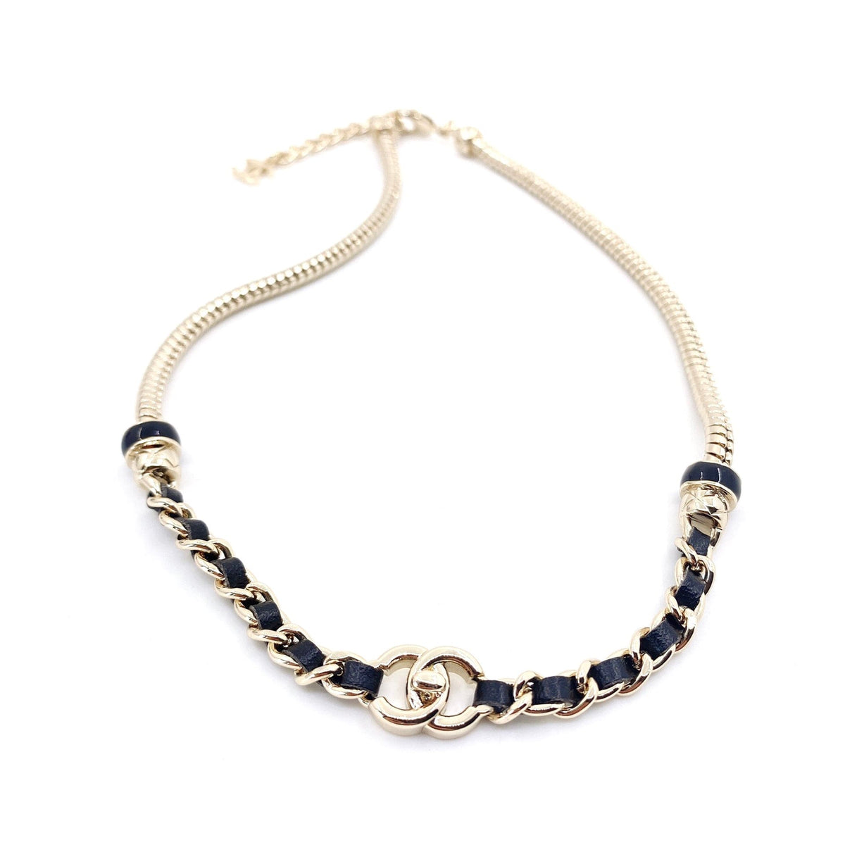 18K Chanel Rhinestone Necklace