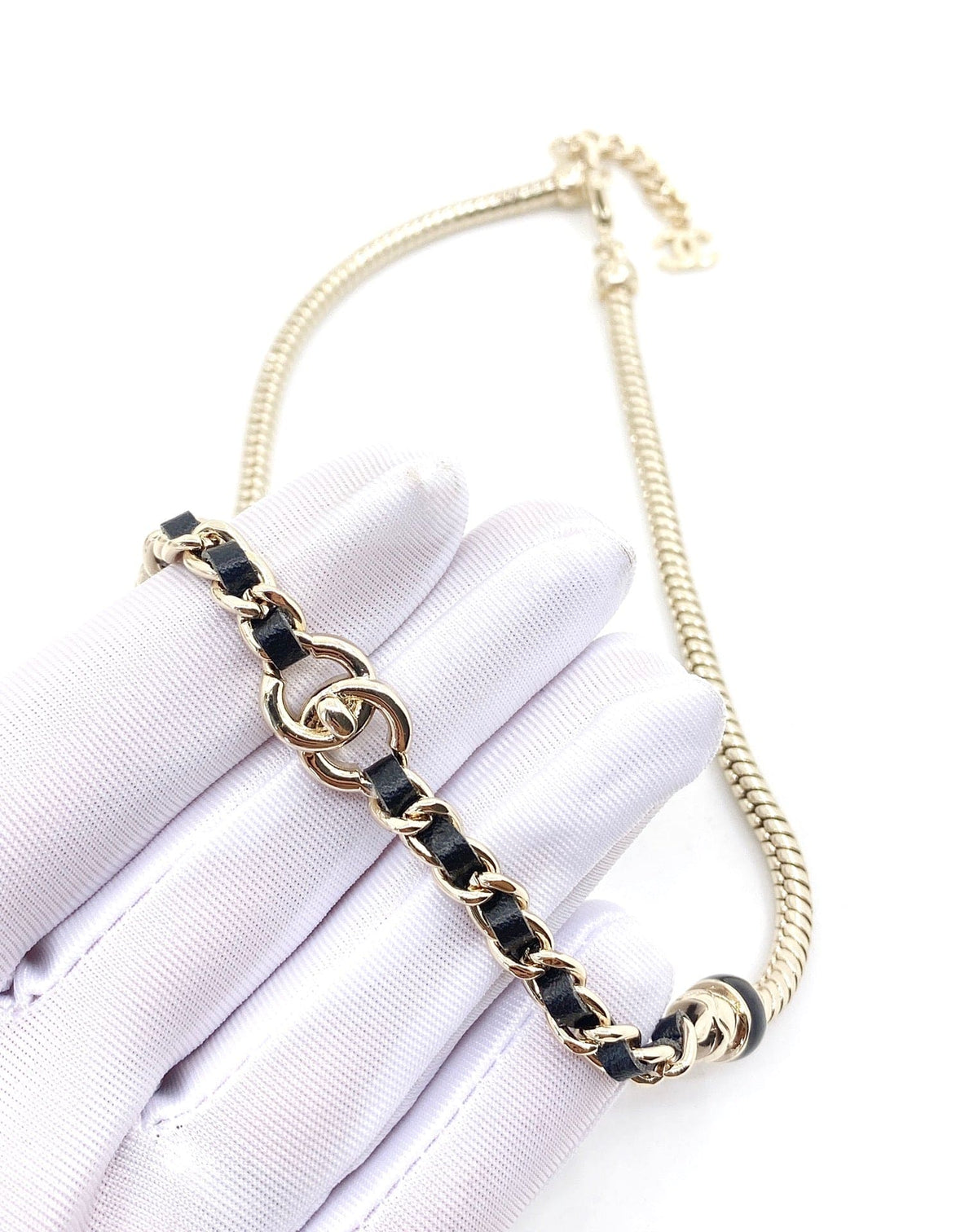 18K Chanel Rhinestone Necklace
