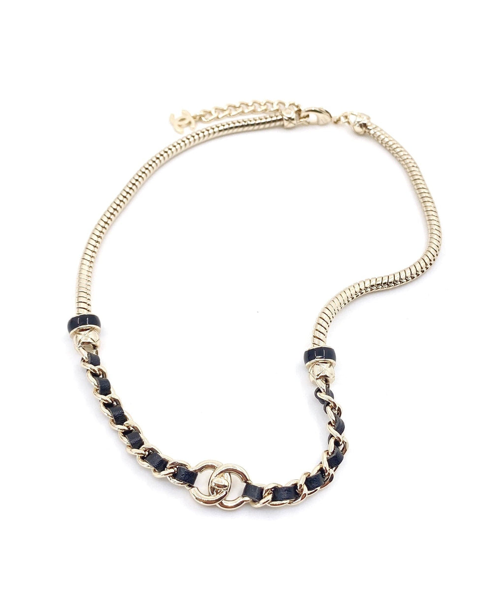 18K Chanel Rhinestone Necklace