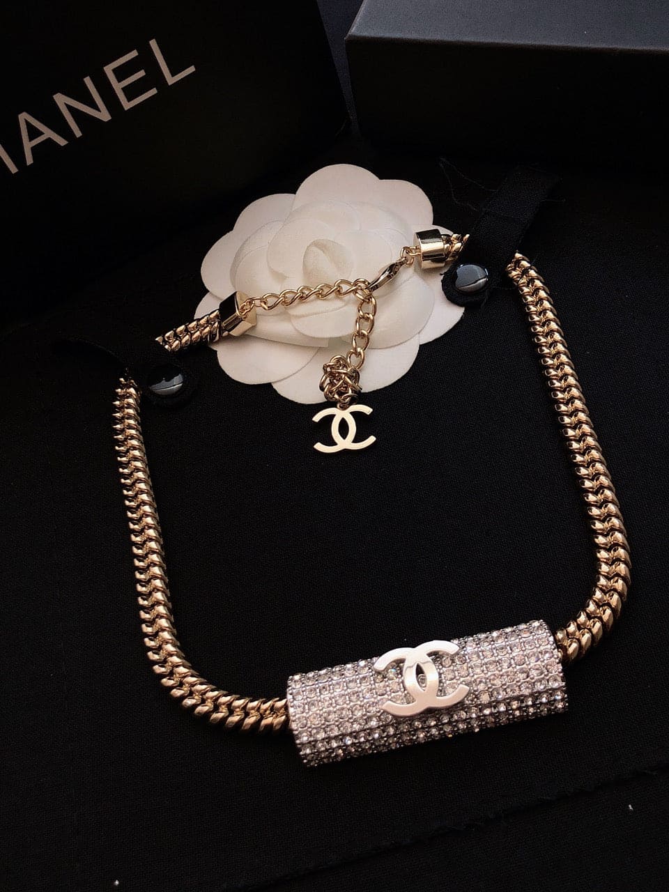 18K Chanel Diamonds Chain Necklace
