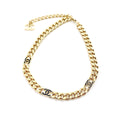 18K Black Chanel Chain Necklace