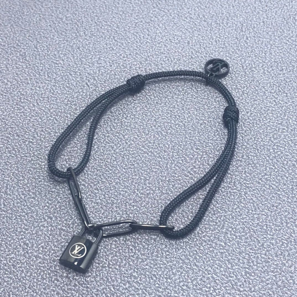 Louis Vuitton Louis Silver Lockit Titanium Bracelet